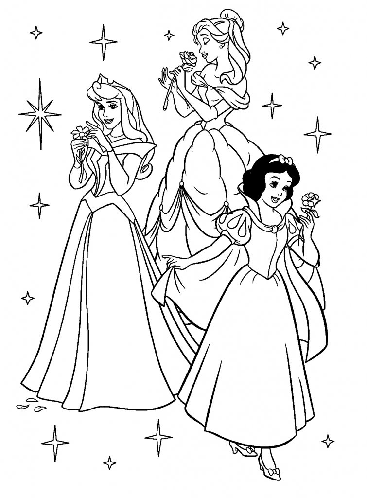 Disney-Princesses-Coloring