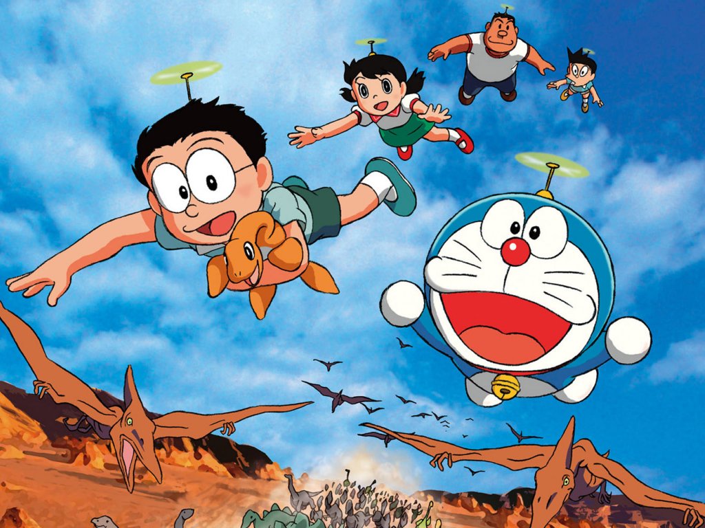 doraemon-dinosaurio