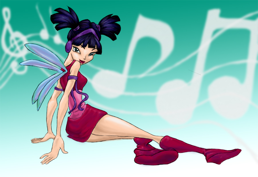 winx wallpapers. Winx Club Musa Colored Picture