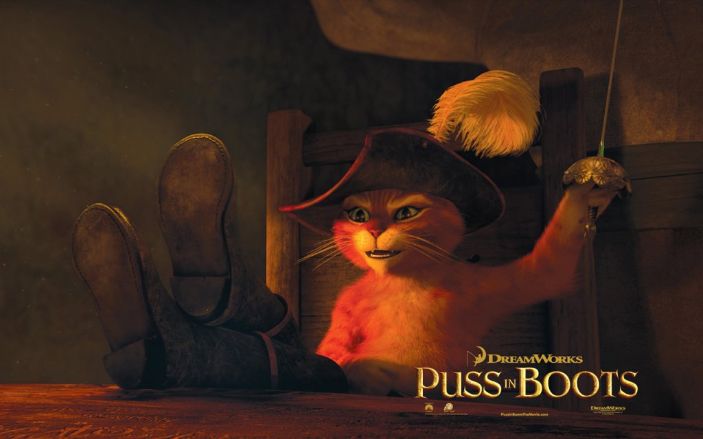 cartoon-movie-Puss in boots 1280x800 widescreen