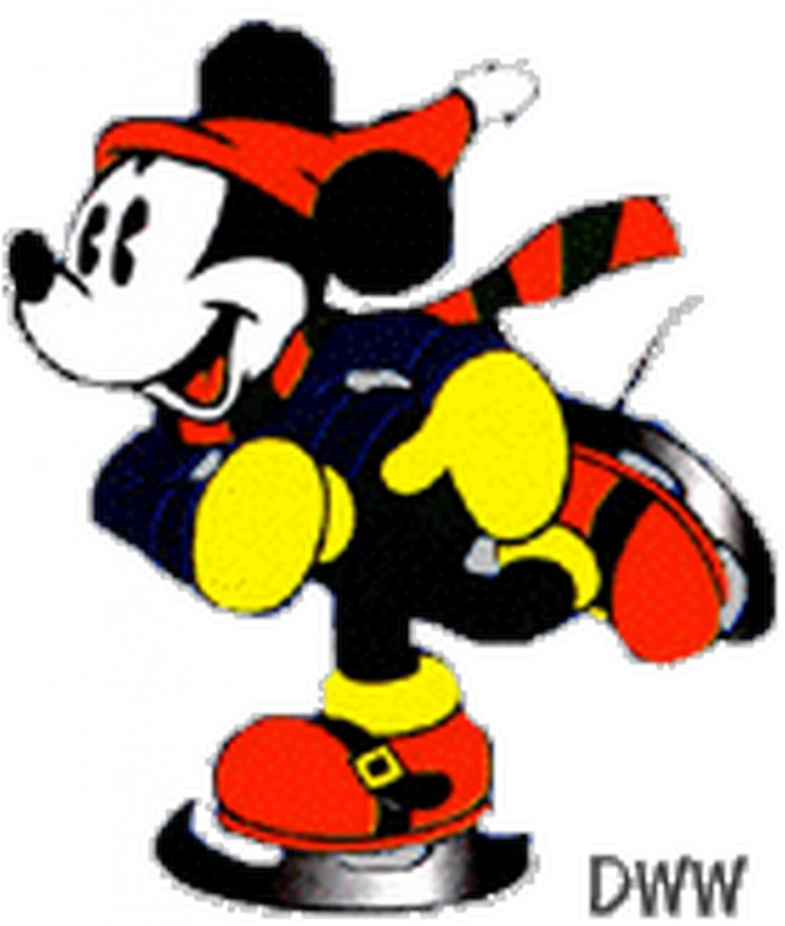 mickey Mouse roller skate