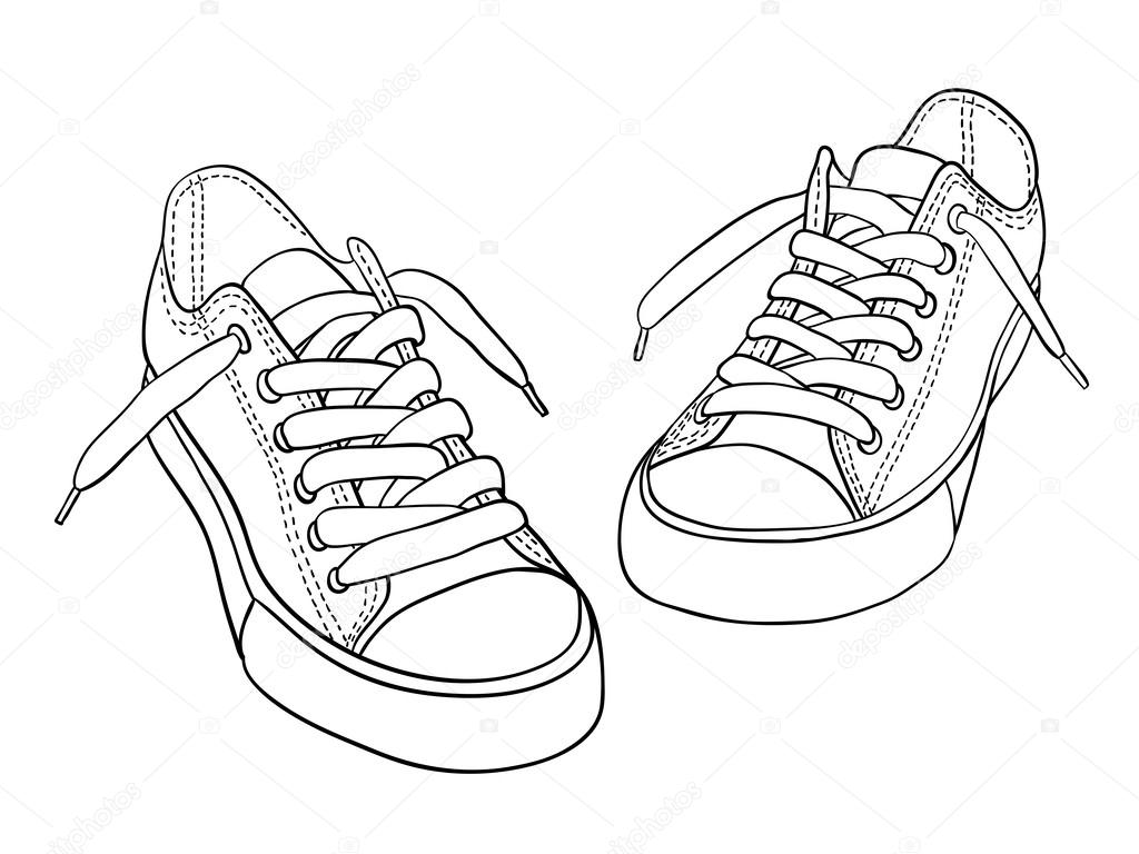 depositphotos 34492041-stock-illustration-cartoon-sneakers
