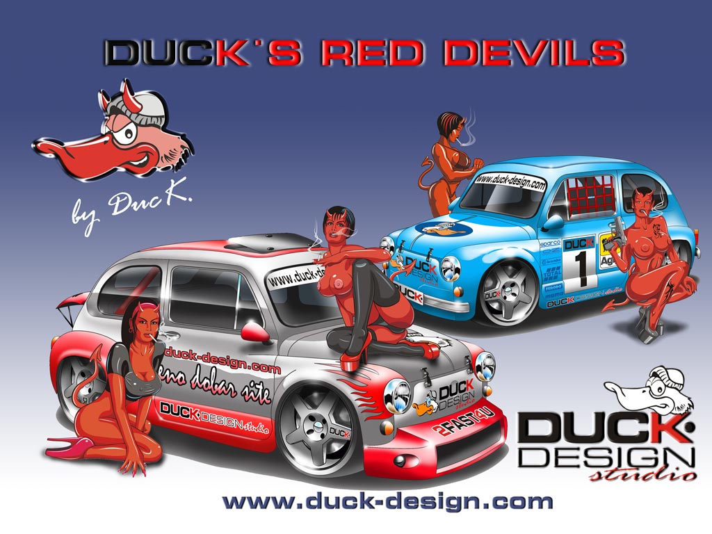 ducks-cartoon-car-wallpaper-14