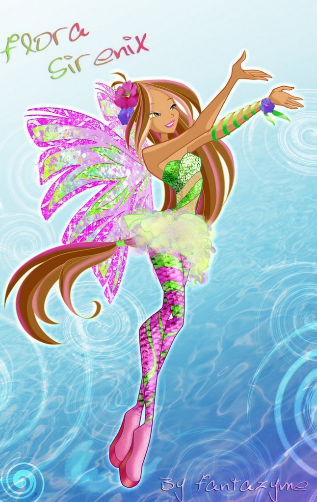 winx club flora angel