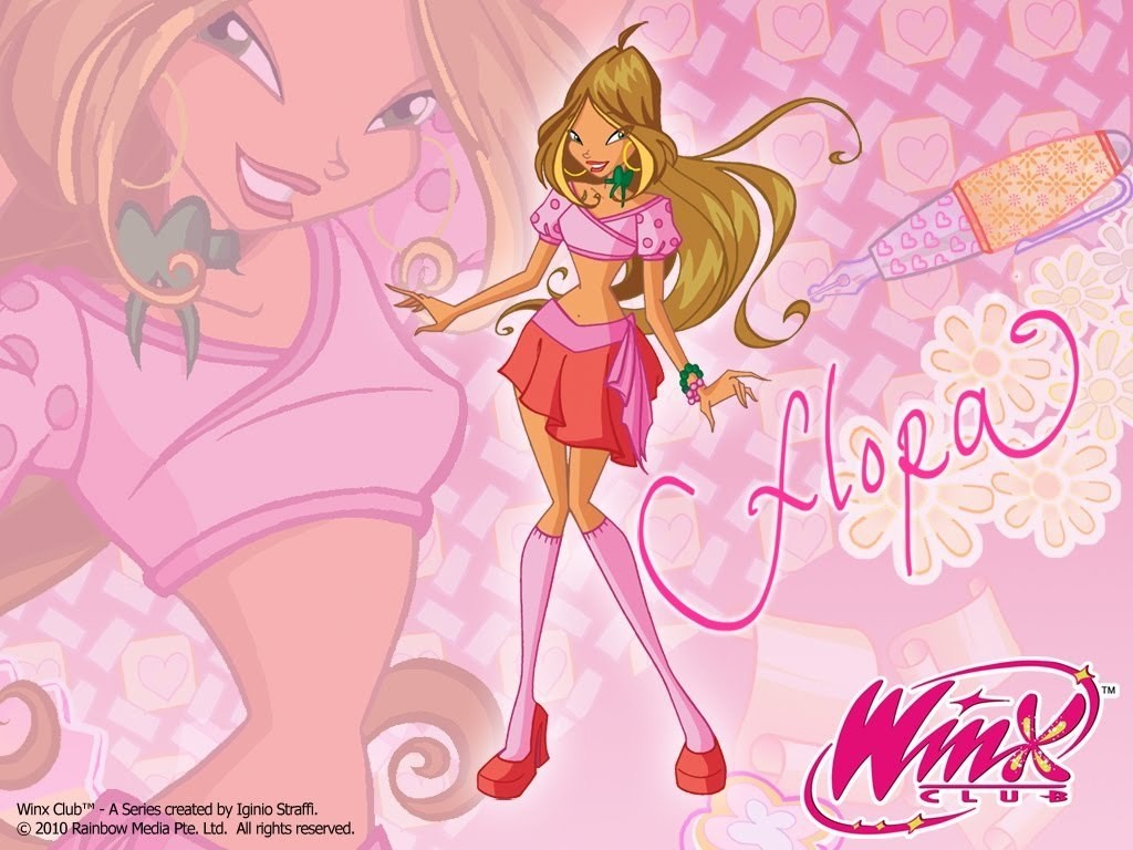 Winx Club pink desktop