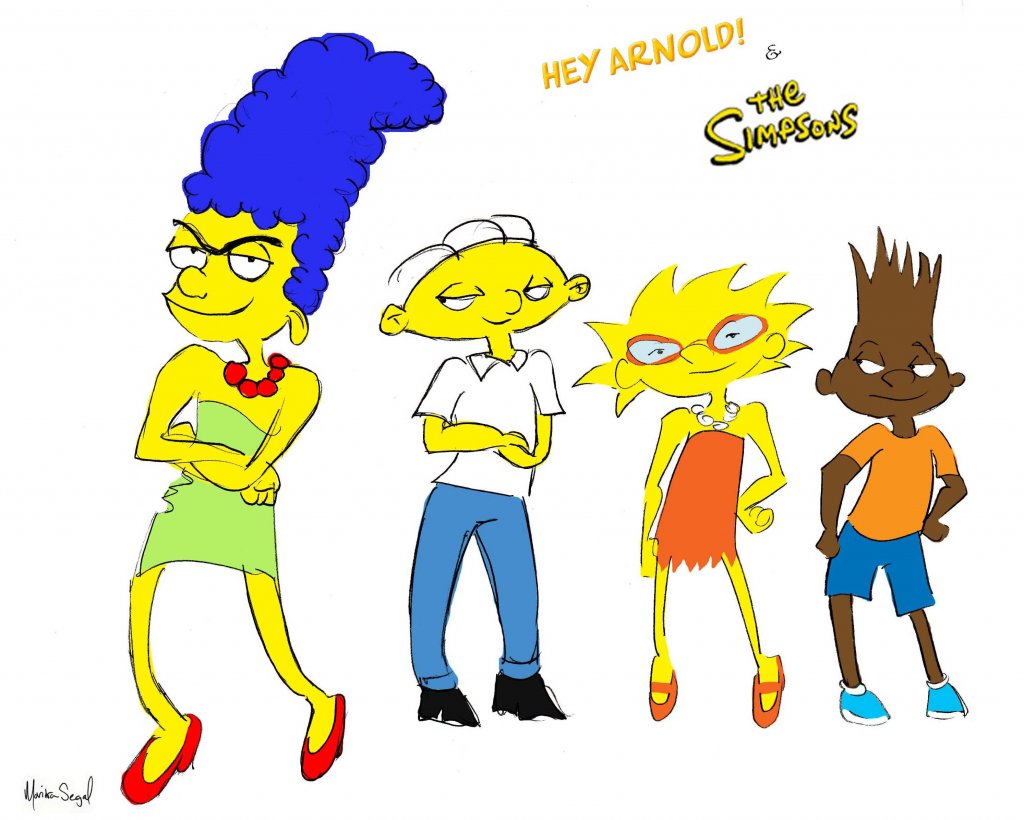 Hey Arnold Simpsons