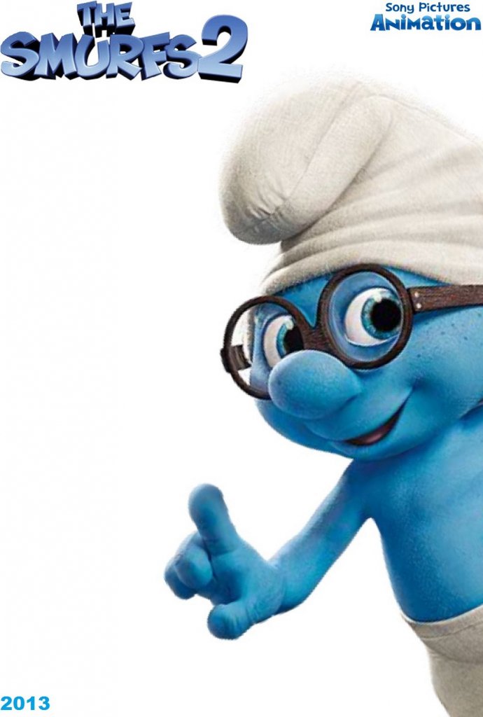 The Smurfs glases