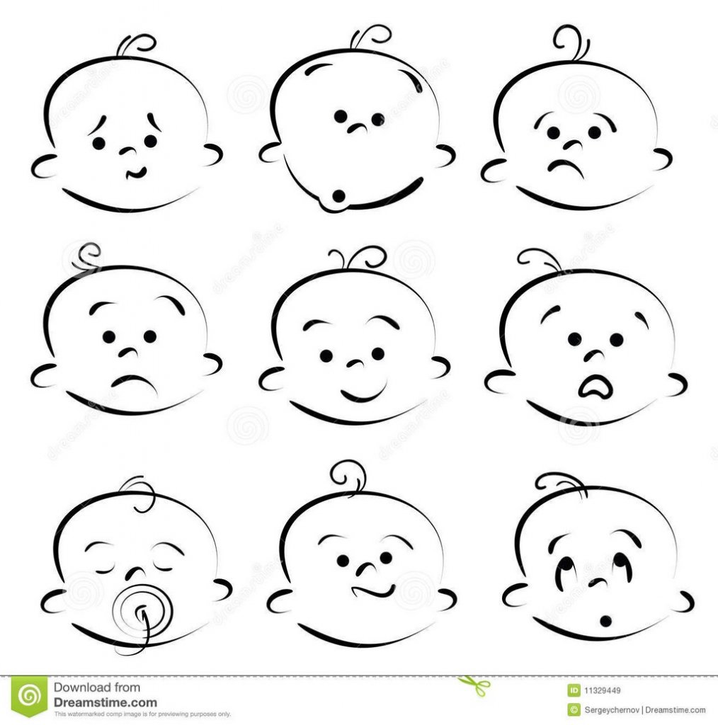 baby cartoon face free