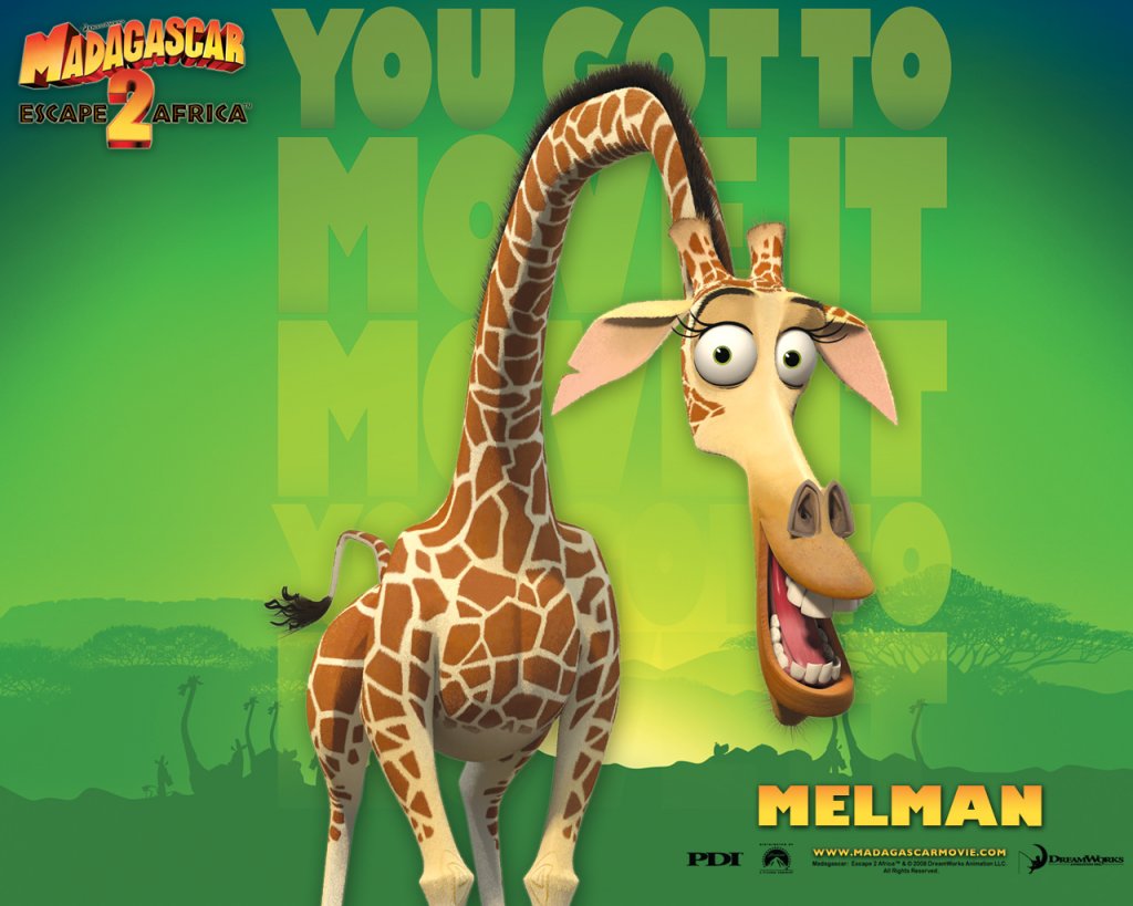 Madagascar 2 melman 1280