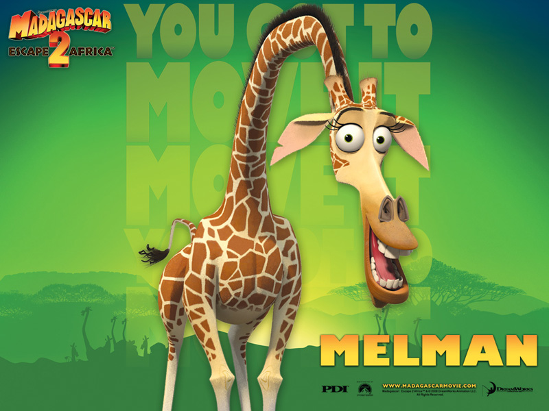 Madagascar 2 melman 800
