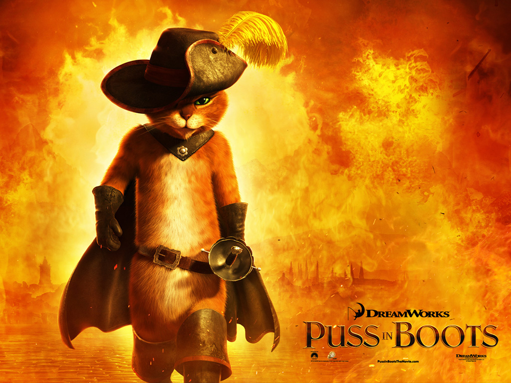 Puss in boots Poster 1024x768