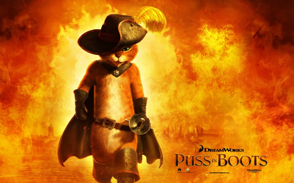 Puss in boots Poster 1920x1200 widescreen