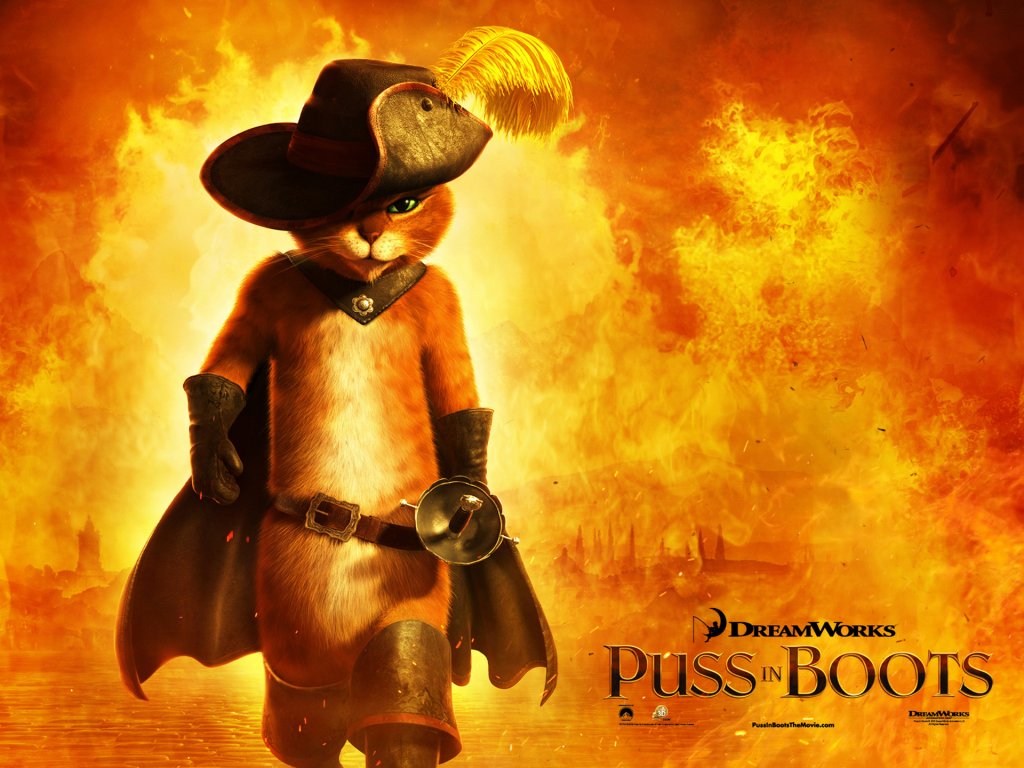 Puss in boots Poster 1920x1440