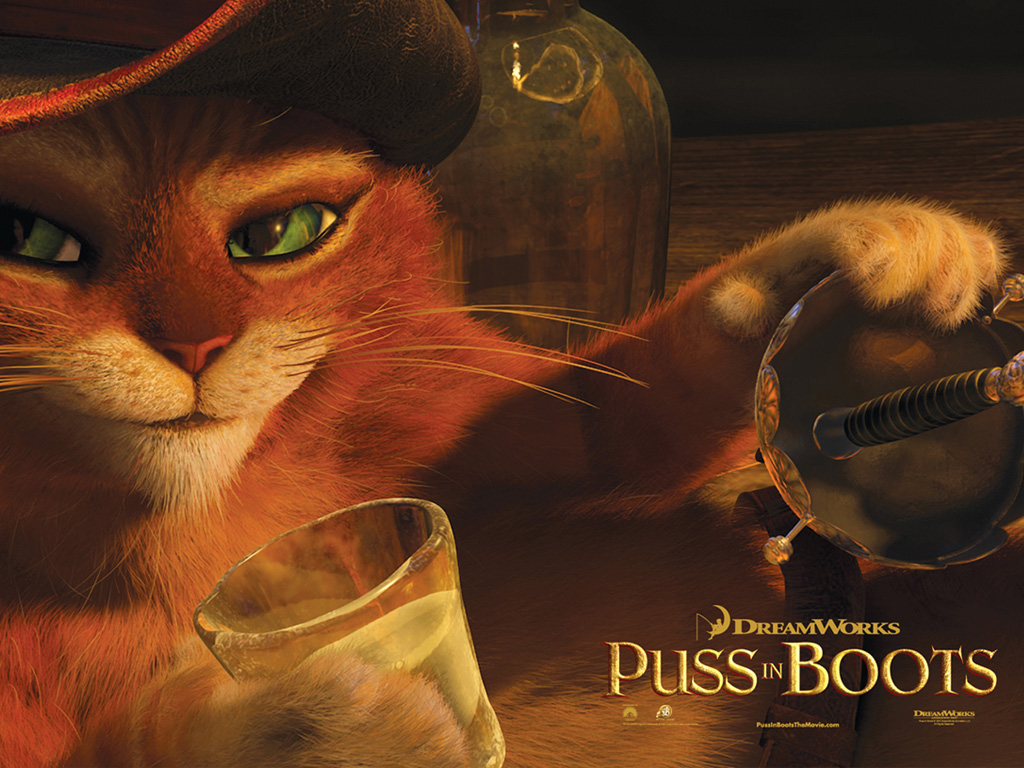 dreamworks Puss in boots 1024x768