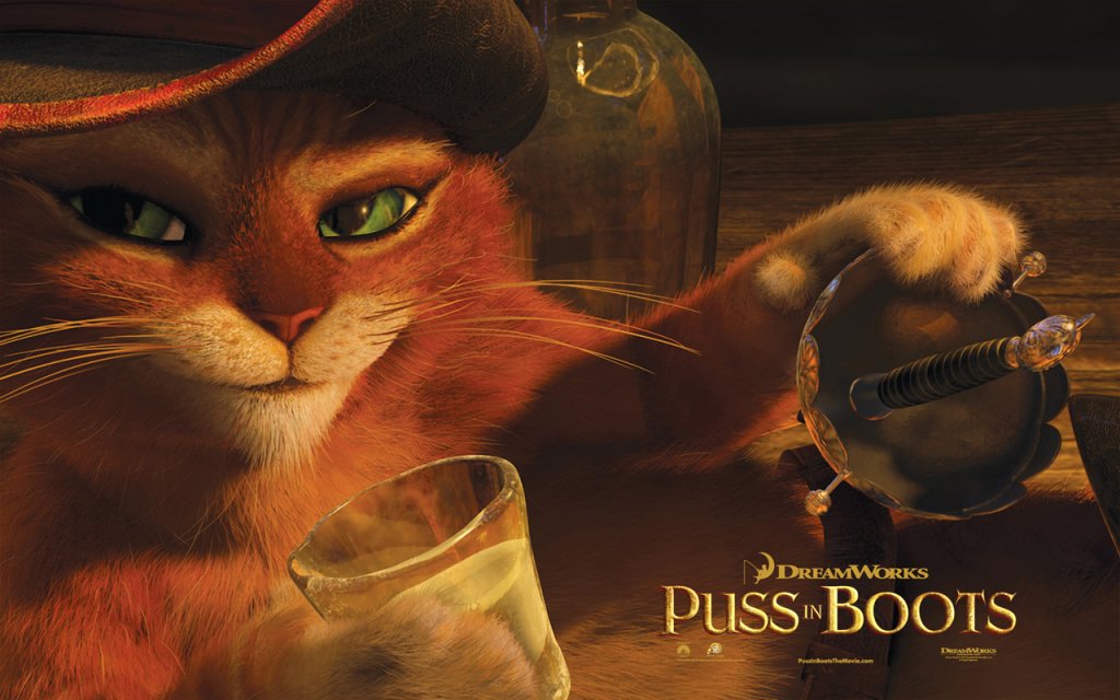 dreamworks Puss in boots 1280x800 widescreen