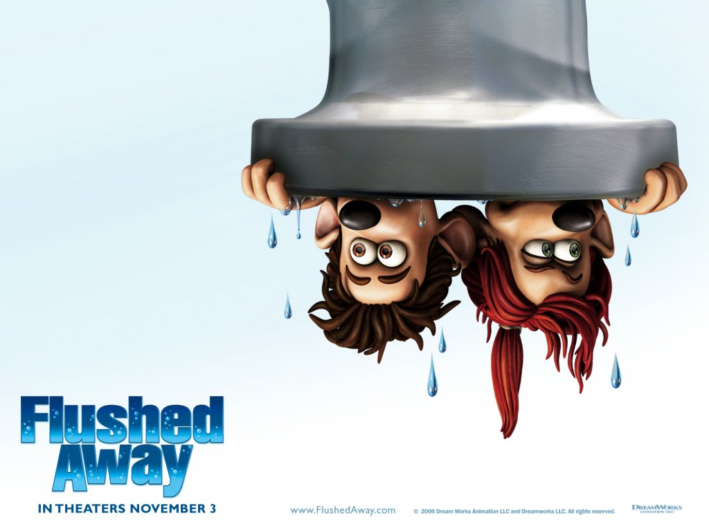 flushed away 1600