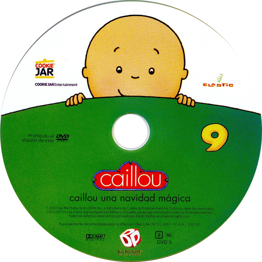 Caillou Magic DVD