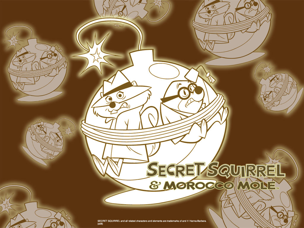 secret squirrel wallpaper 1024