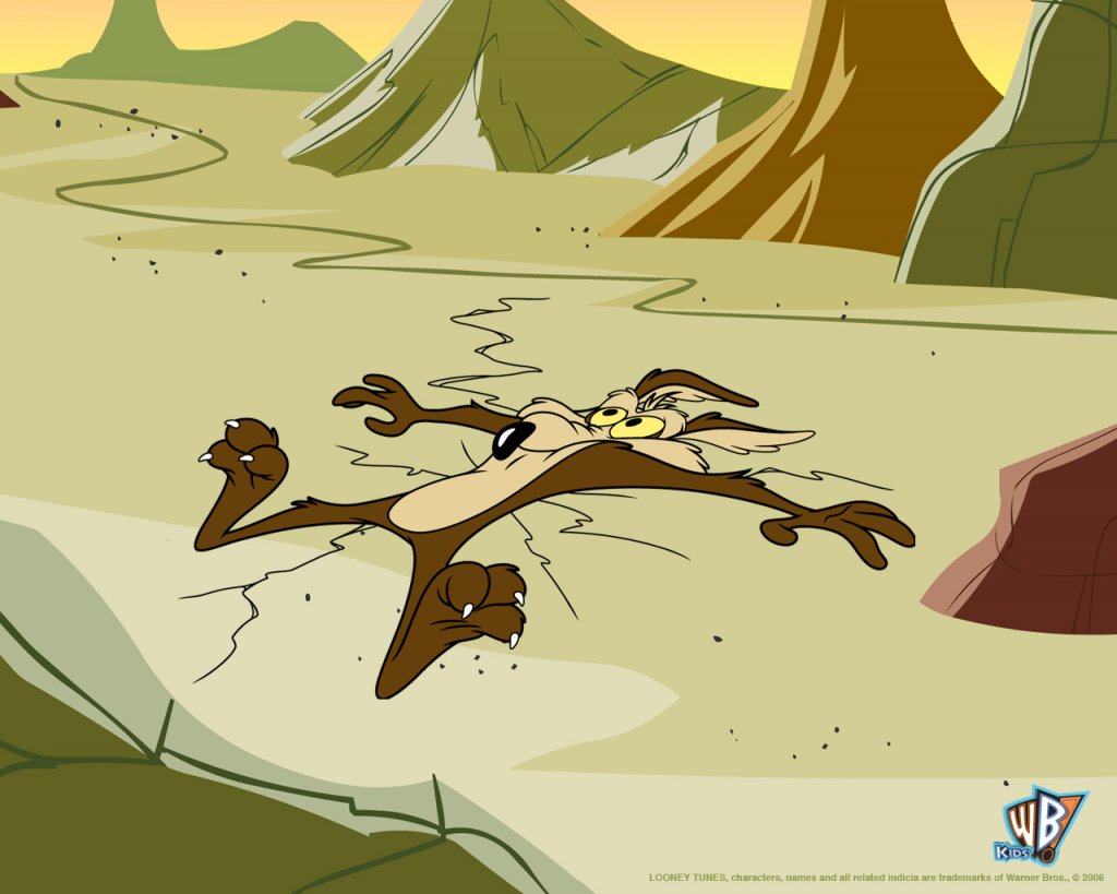 wile e coyote cartoon 1280