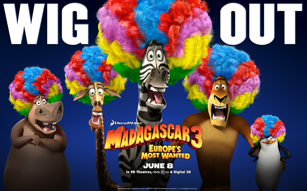madagascar 3 characters 1024x640 widescreen