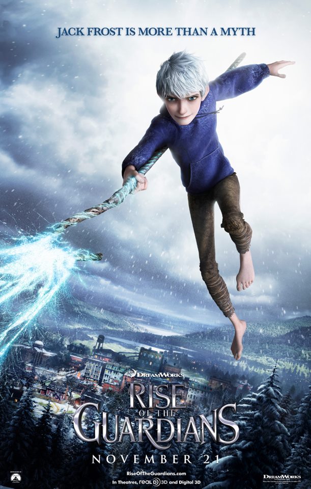 Rise of the Guardians poster Jack Frost
