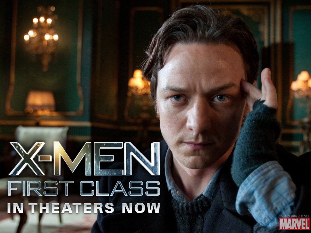 James McAvoy first class x men 1024x768