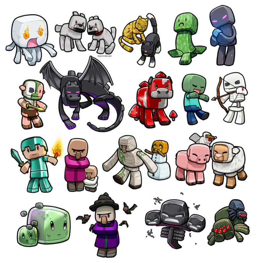 minecraft monsters