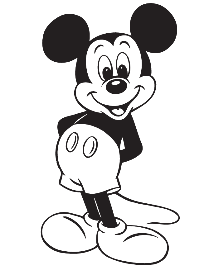 Mickey Mouse Coloring Pages 7