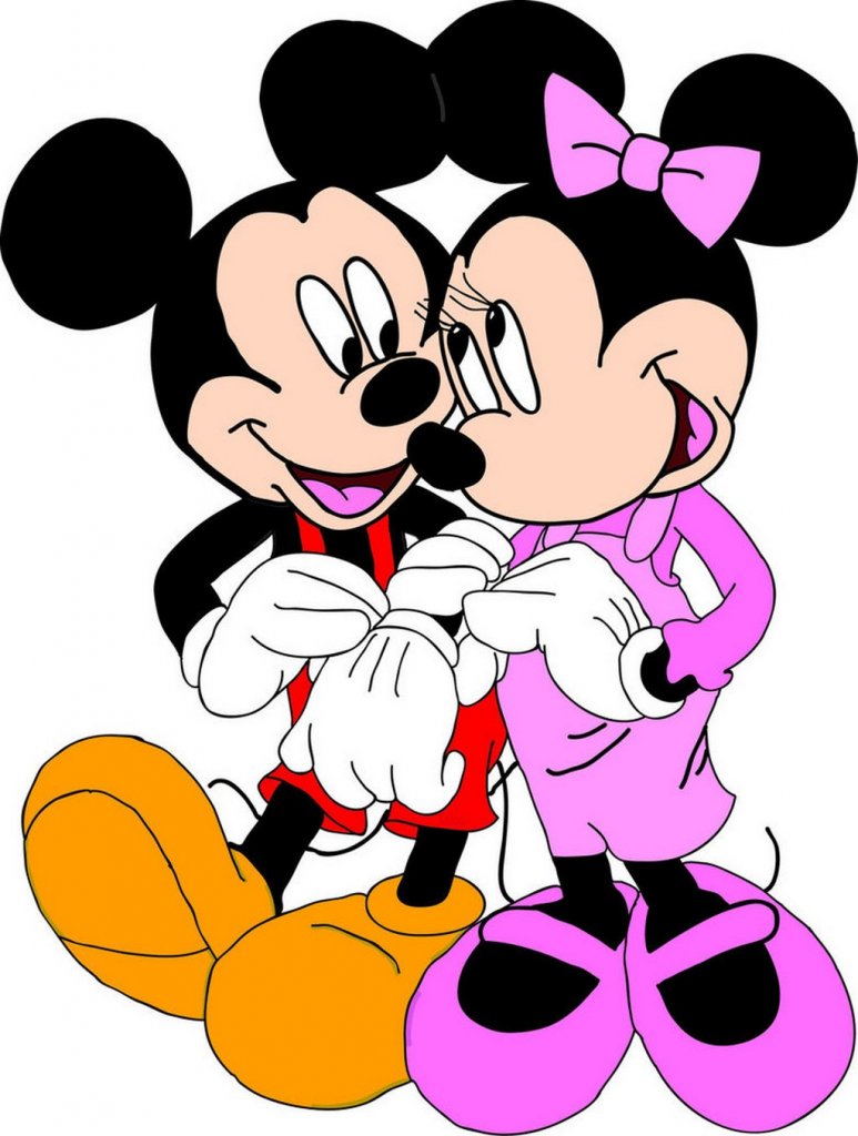 mickey and minnie mouse