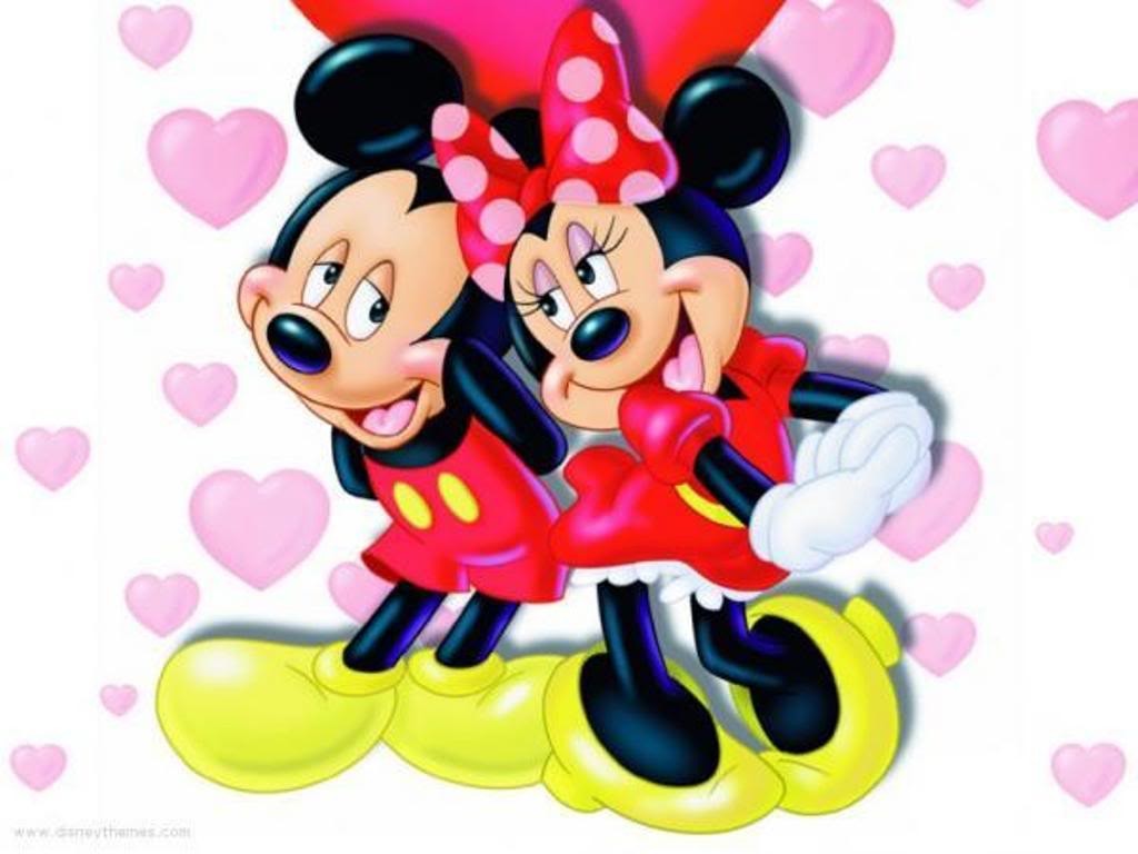 minnie love mickey