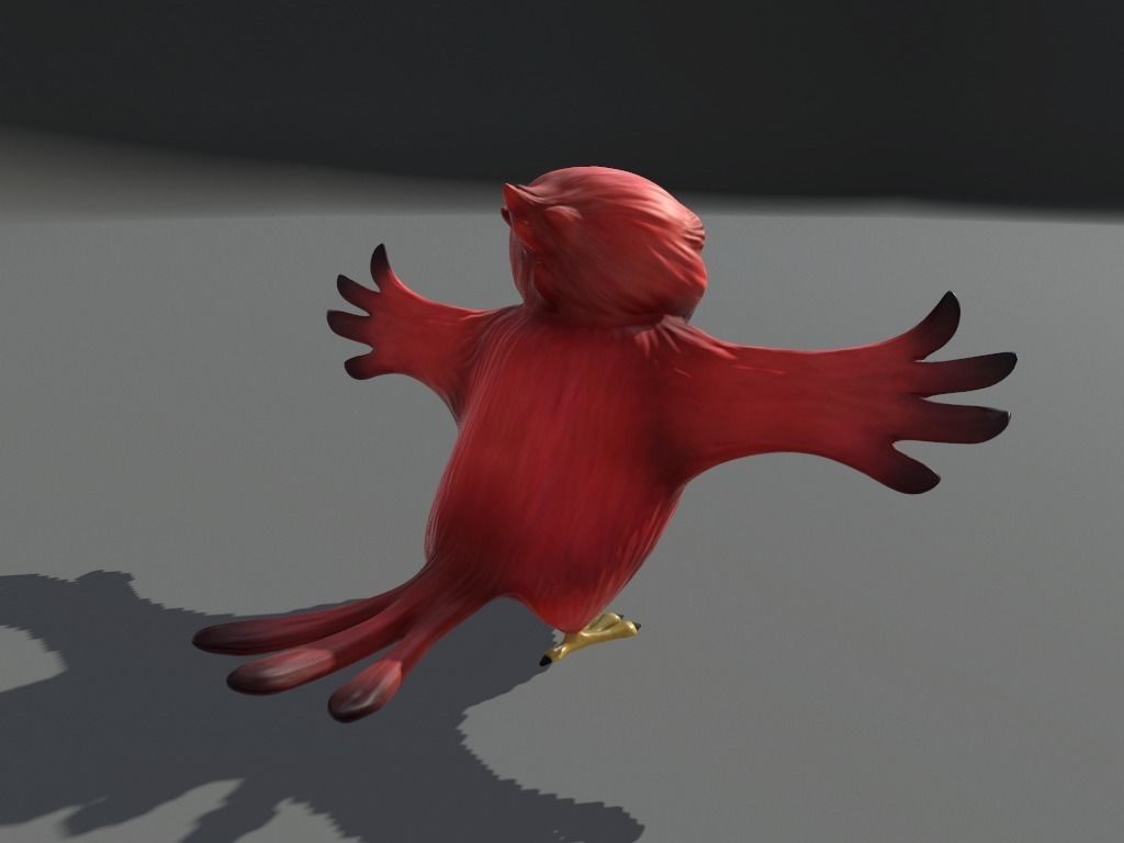 001 cardinal-cartoon-bird-3d-model-low-poly-obj-fbx-dae-mtl