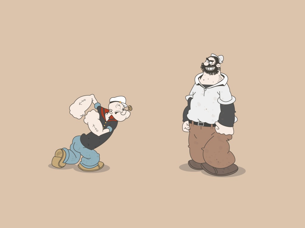 popeye versus pluto wallpaper cartoons anime animated 658