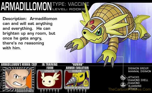 armadillomon character