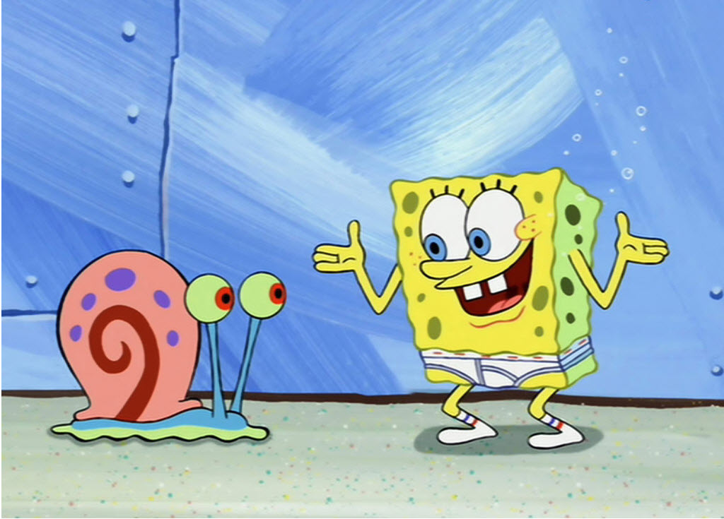 Cartoon Pictures. gary sponge bob. 