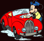 Mickey Mouse car