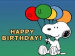 Snoopy Happy Birthday HD wallpaper