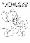 Tom jerry coloring page