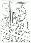 tom and jerry coloring page free