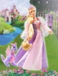 Rapunzel-barbie