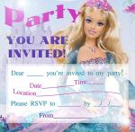 barbie for birthdays printable invitations a party