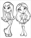 bratz free coloring