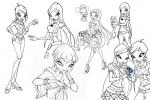 Winx Club draw free