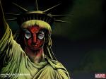 spider man Statue of Liberty 1024x768