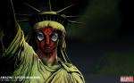 spider man Statue of Liberty 1920x1200