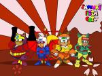 samurai pizza cats wallpaper