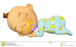 baby cartoon sleeping
