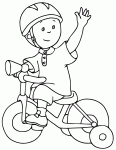 caillou coloring pages free