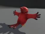 001 cardinal-cartoon-bird-3d-model-low-poly-obj-fbx-dae-mtl
